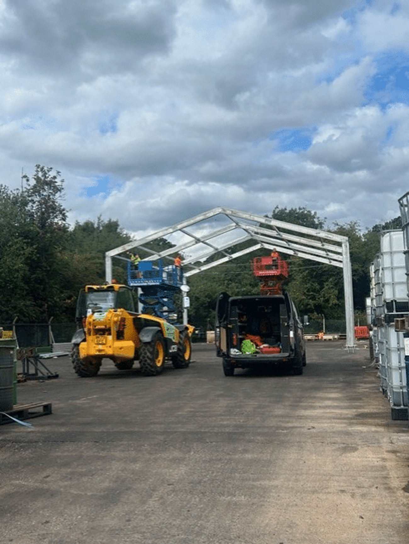 Midland Oil Group Halesowen West Midlands new 1,500sqft warehouse expansion, partnered with Herchenbach for enhanced oil storage and improved service delivery.