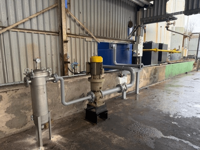 Refurbished base oil storage tanks for engine oil blending at Midland Oil Group Halesowen