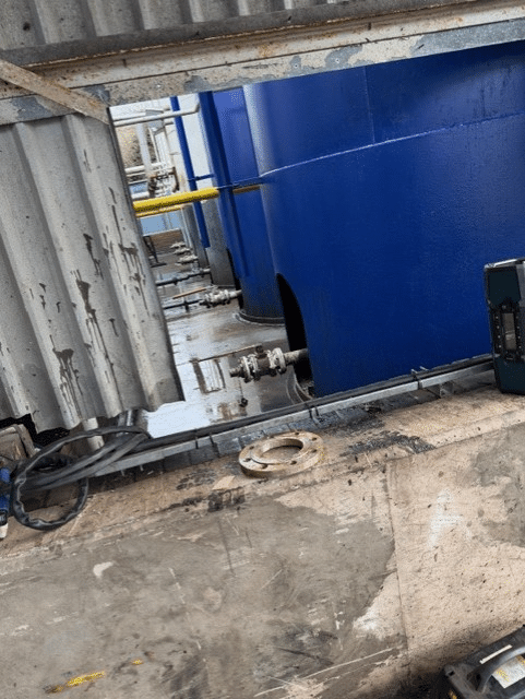 Engine oil blending plant warehouse wider site view at Midland Oil Group Halesowen West Midlands