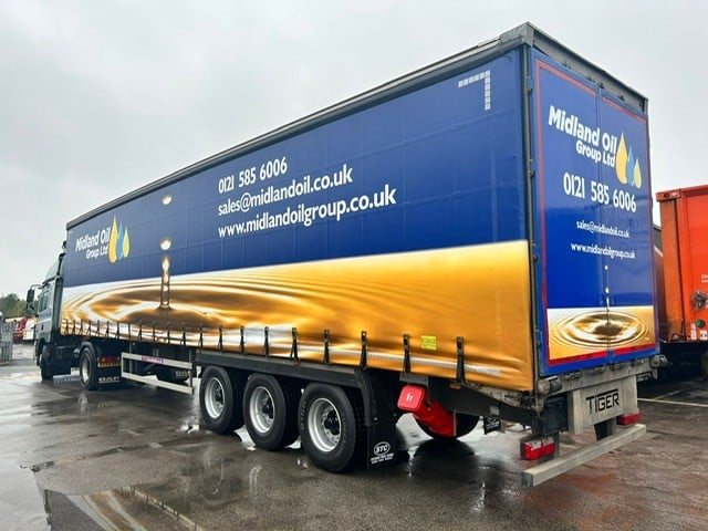 Side shot of Midland Oil Group truck