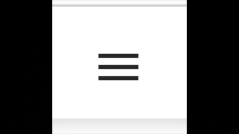 Animated GIF showing different hamburger menu icons being clicked and transformed into a close icon by animating one bar out using opacity.