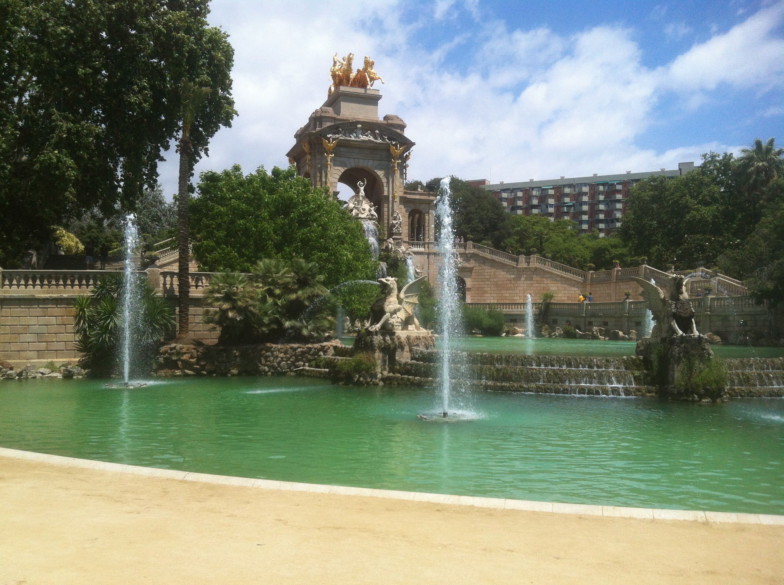 Fountain in Barcelona.