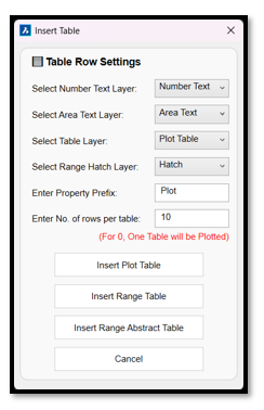 insert table