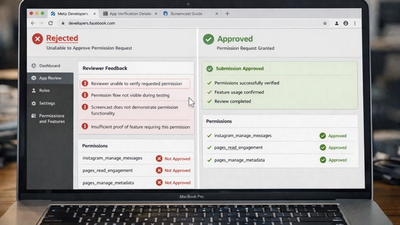 App rejected unable to approve permission request Meta rejection explanation and fix