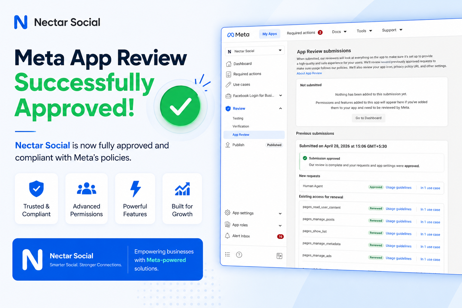 How Nectar Social Got Meta App Review Approval