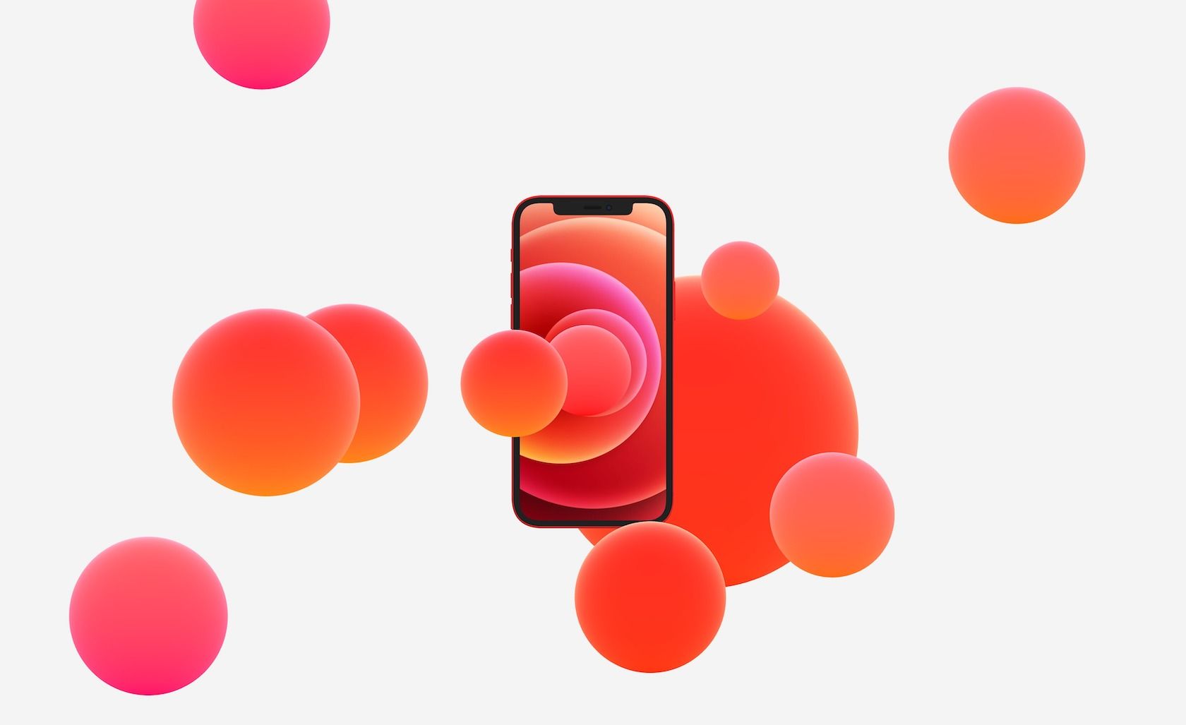 iPhone 12 3D mock-up, by Spline 3D