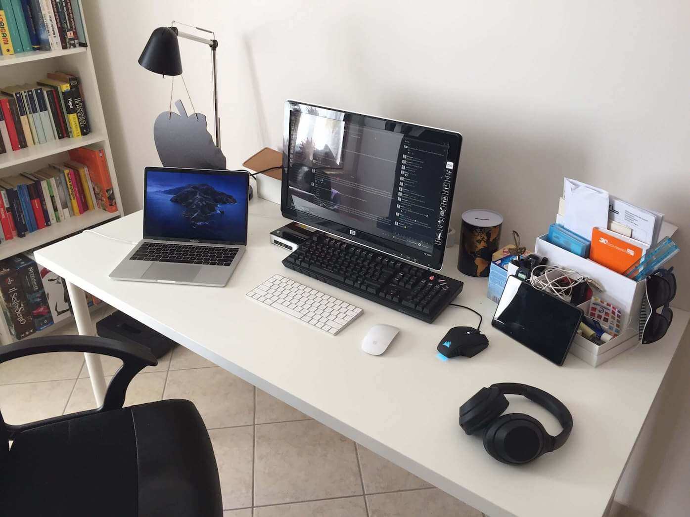 Alessio's home office setup
