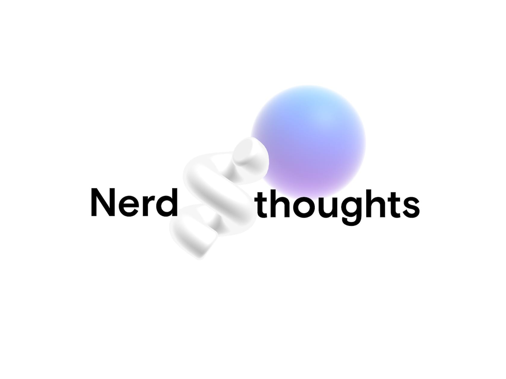 The Blog page hero with some 3D objects