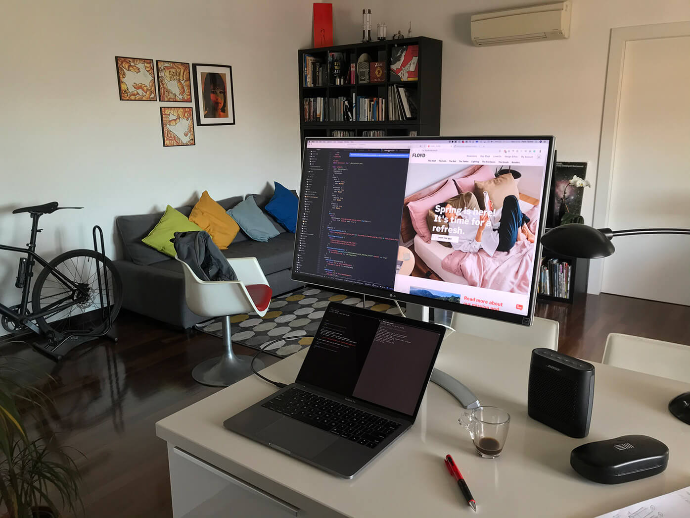 Paolo's home office setup
