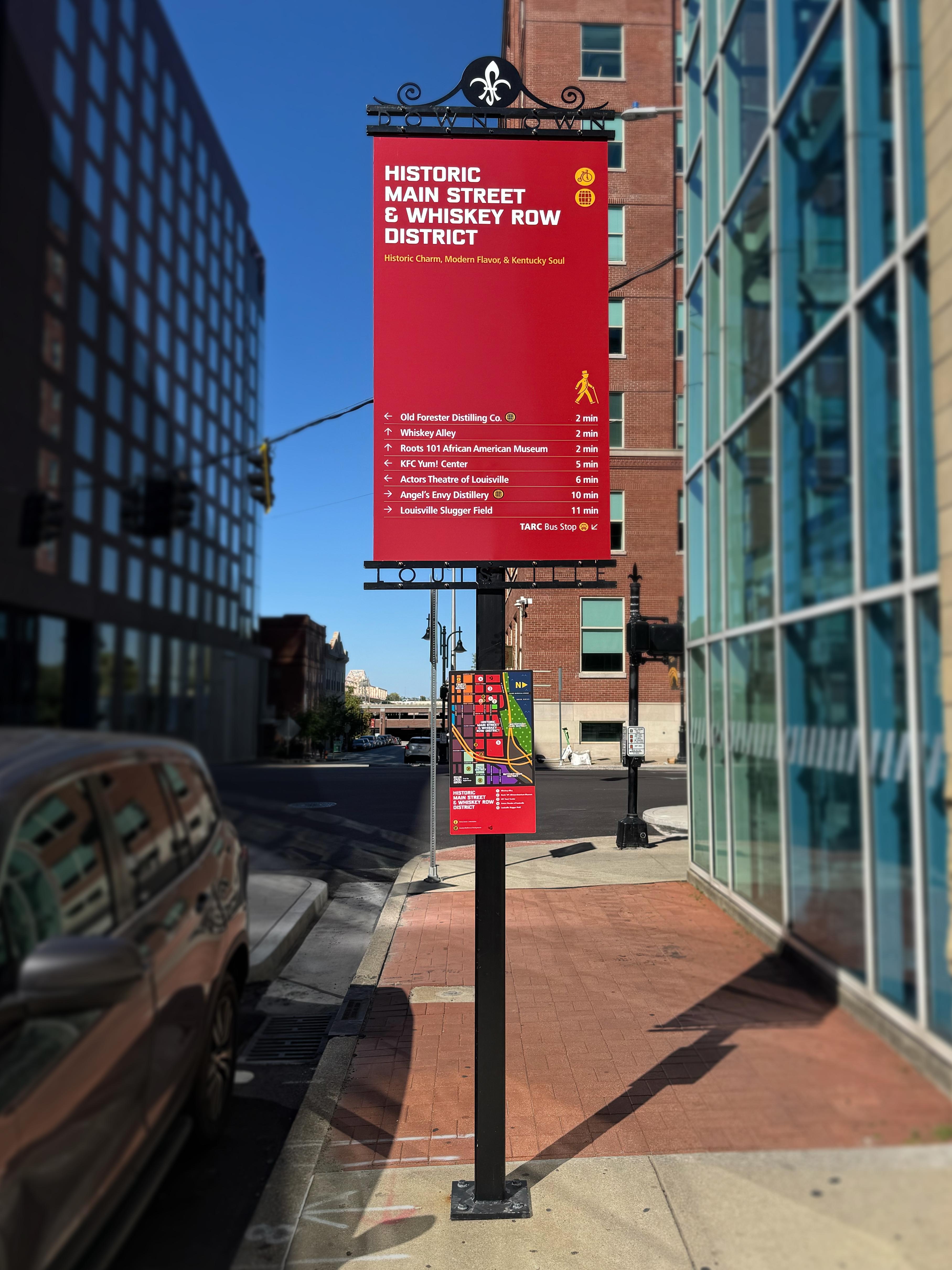 Historic Main Street & Whiskey Row District Signage