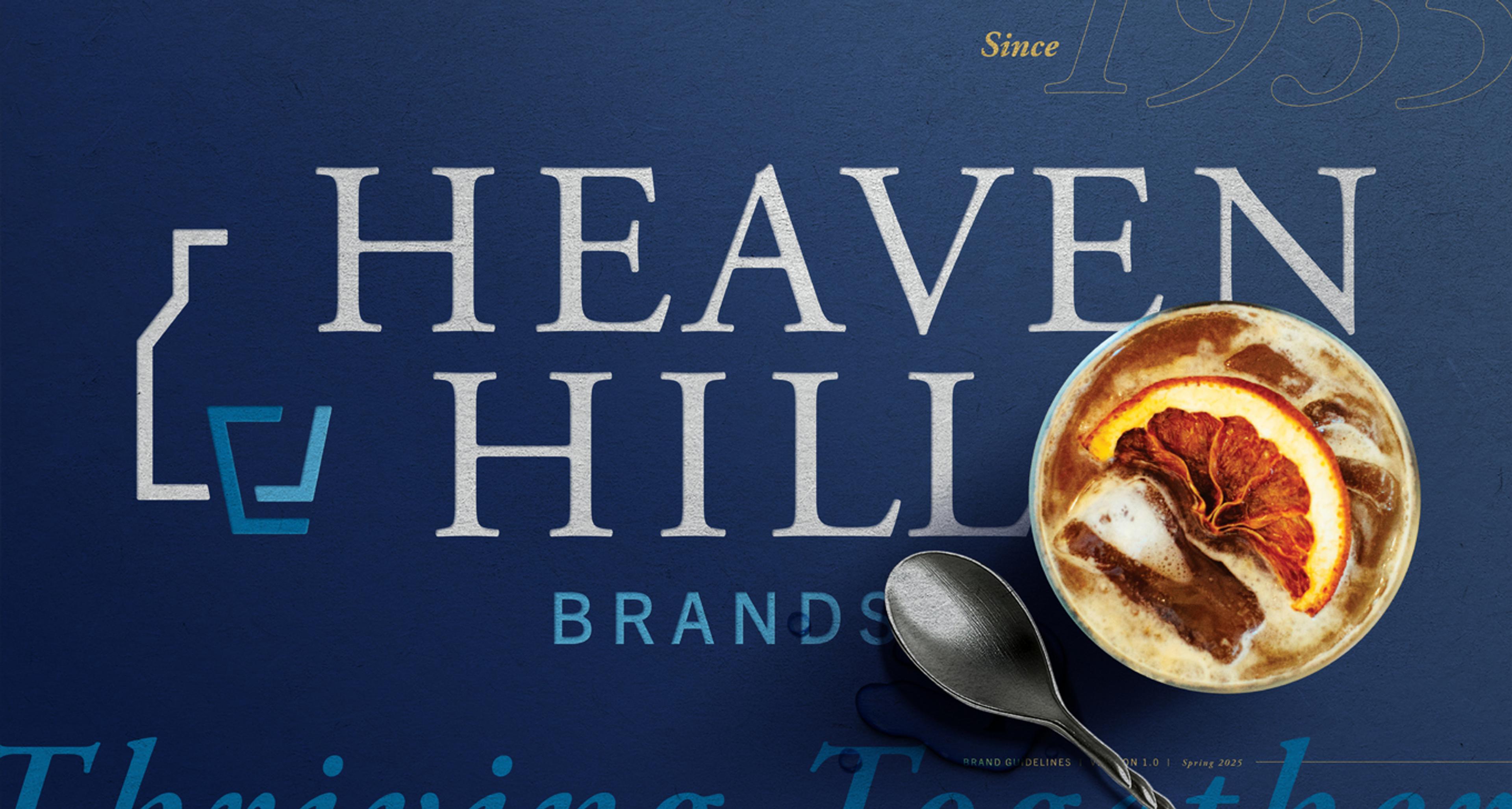 Heaven Hill Brands logo and drink