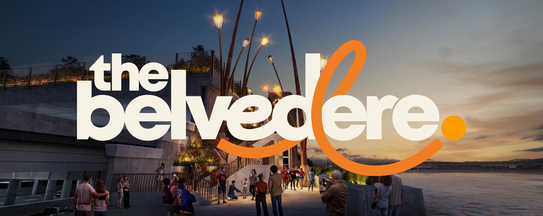 Evening render of the Belvedere