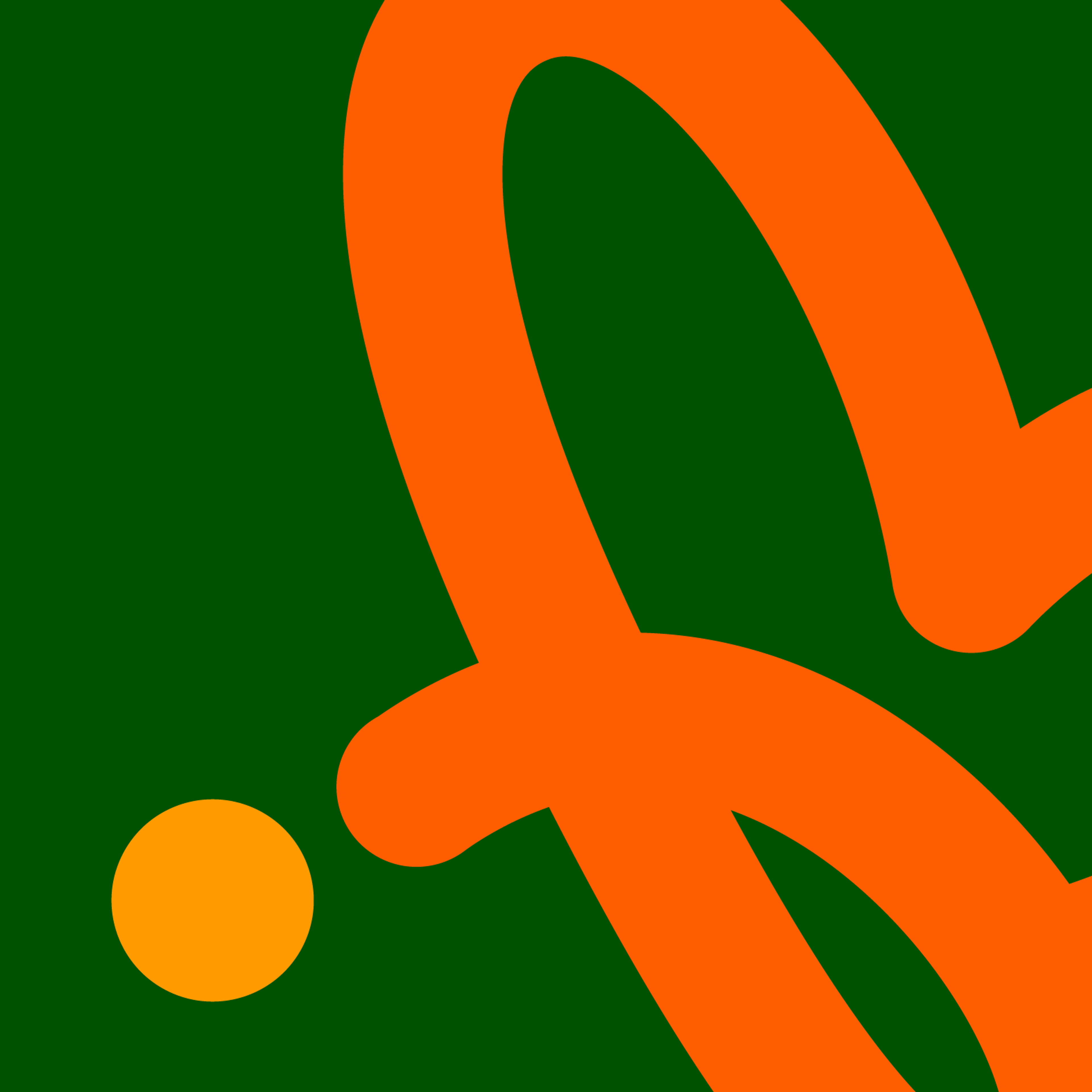 Belvedere Logo Super Crop: Orange and Yellow