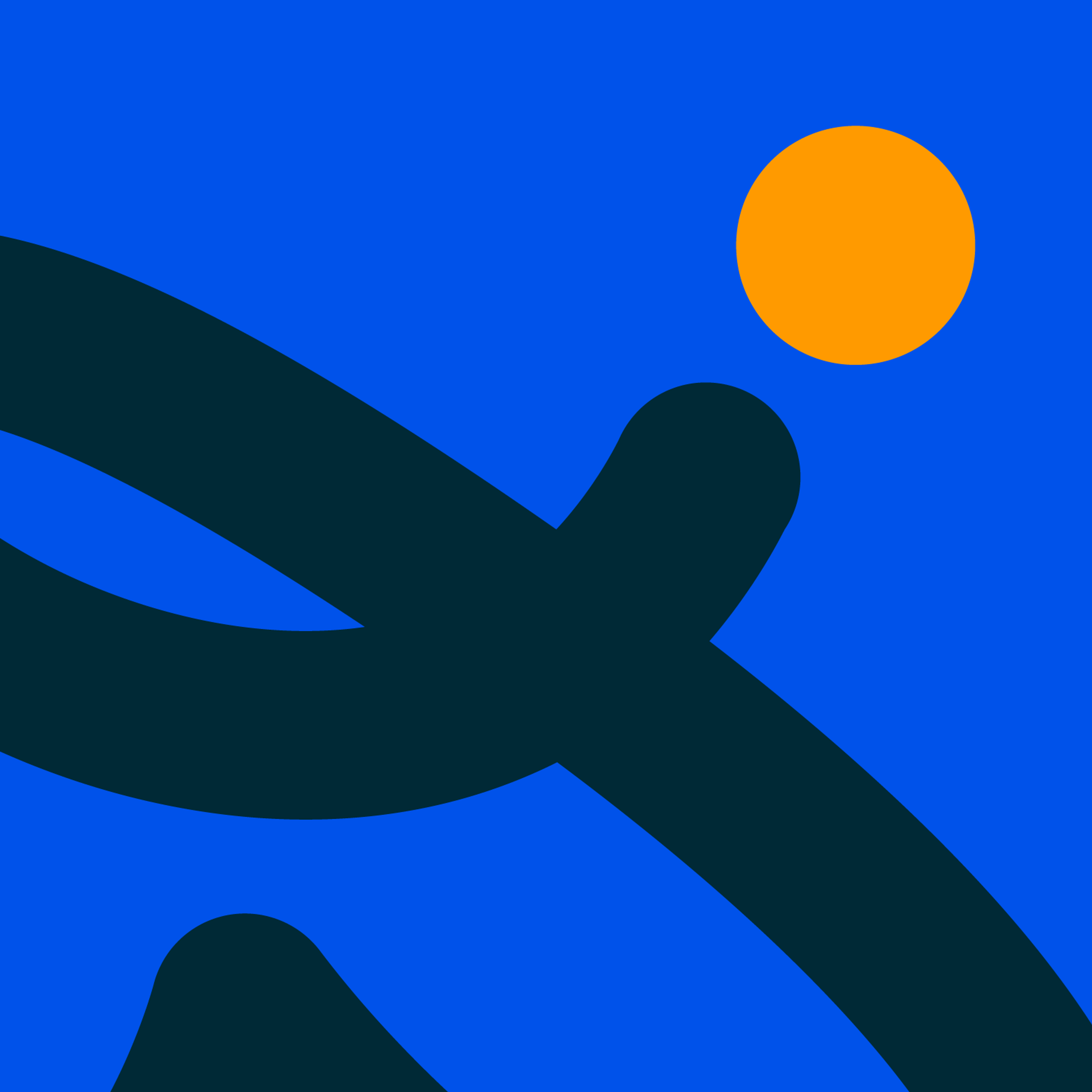 Belvedere Logo Super Crop: Dark Blue and Yellow