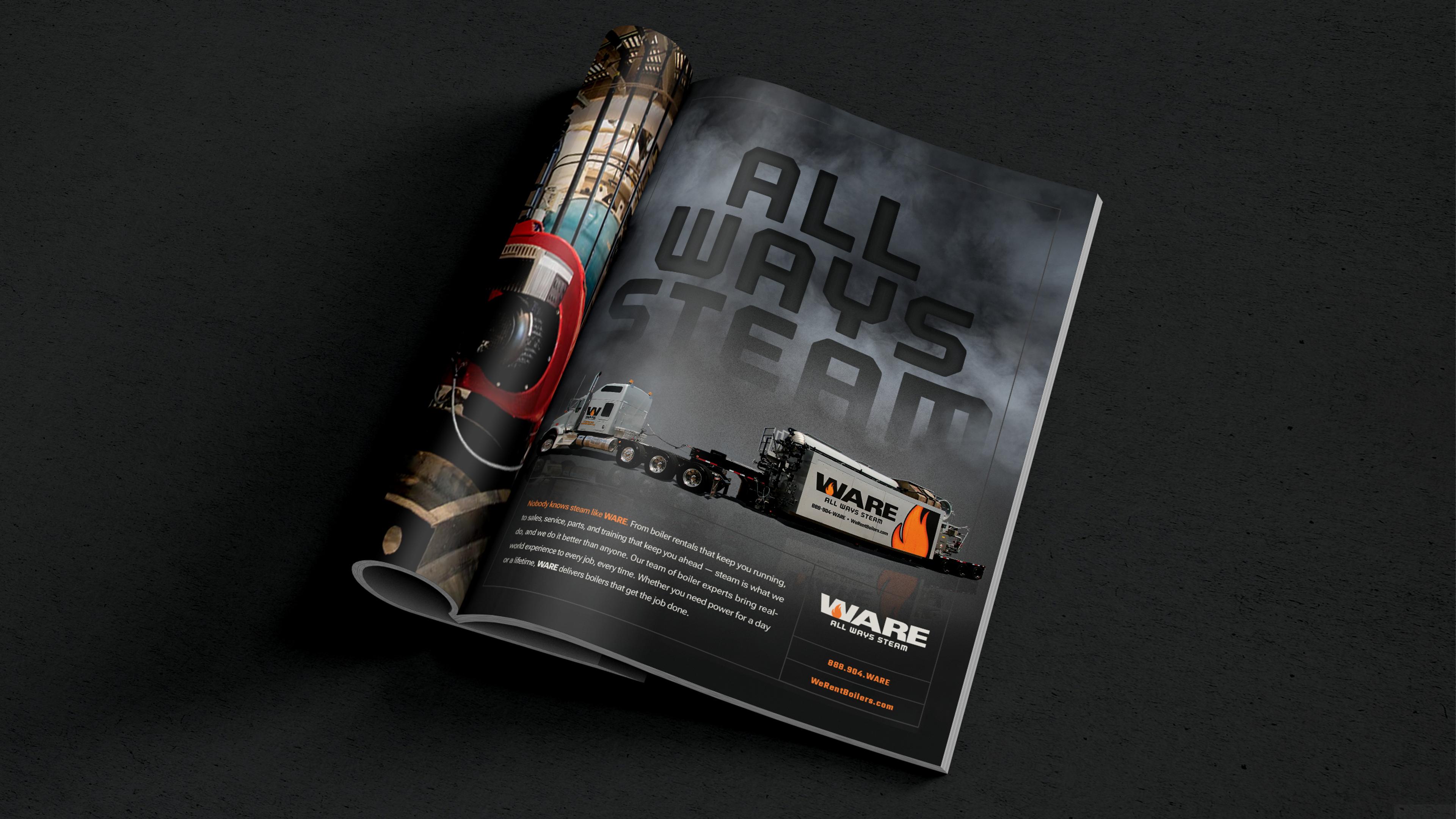 WARE All Ways Steam Print Ad