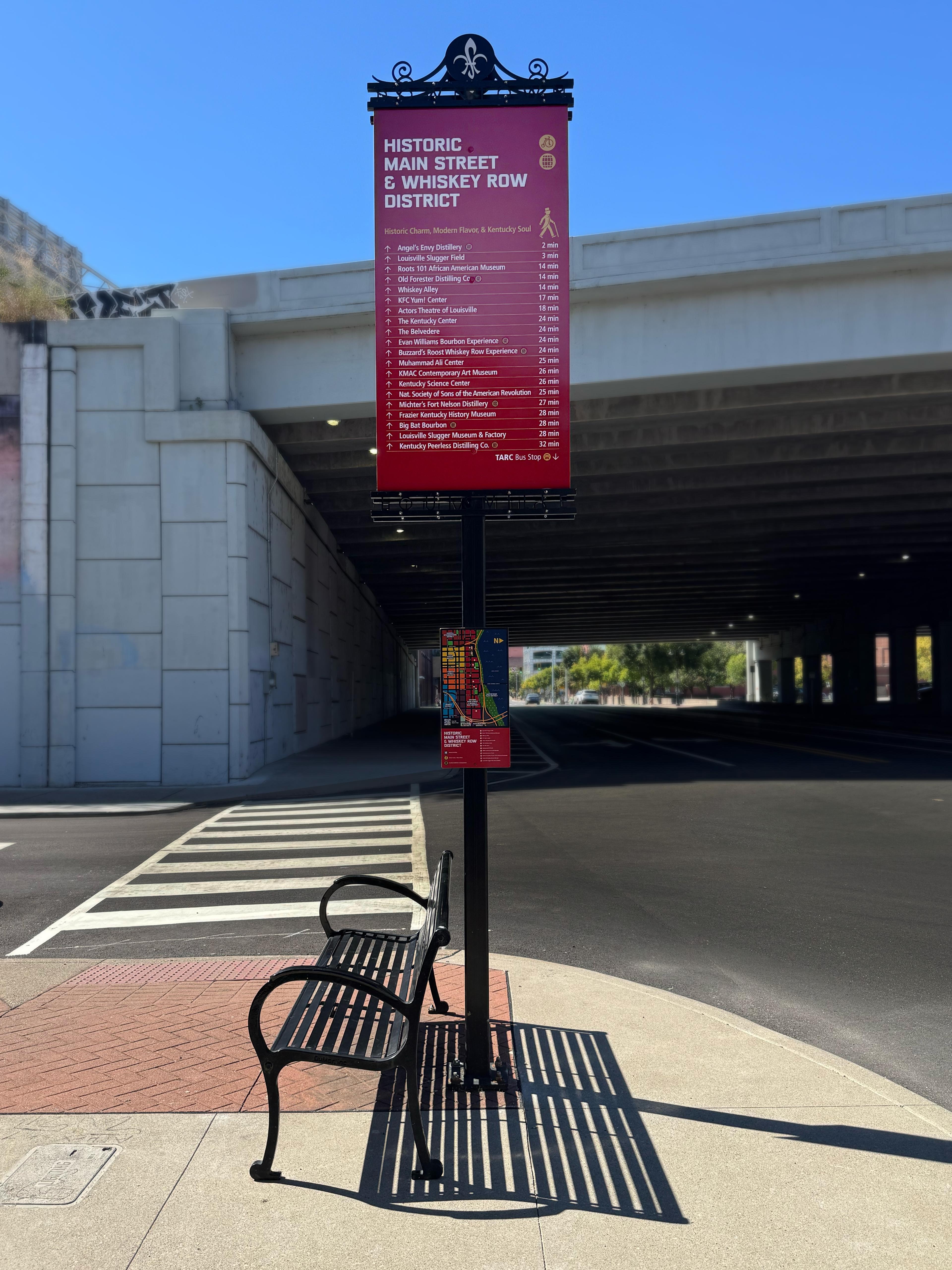 Historic Main Street & Whiskey Row Signage