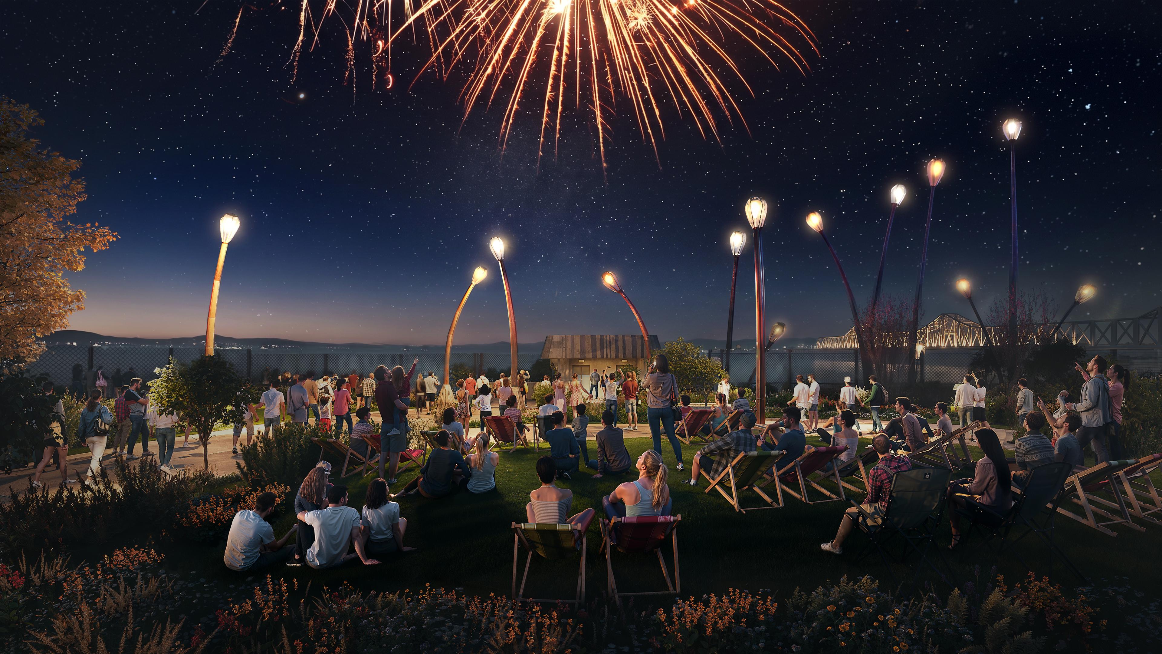 The Belvedere: Fireworks
