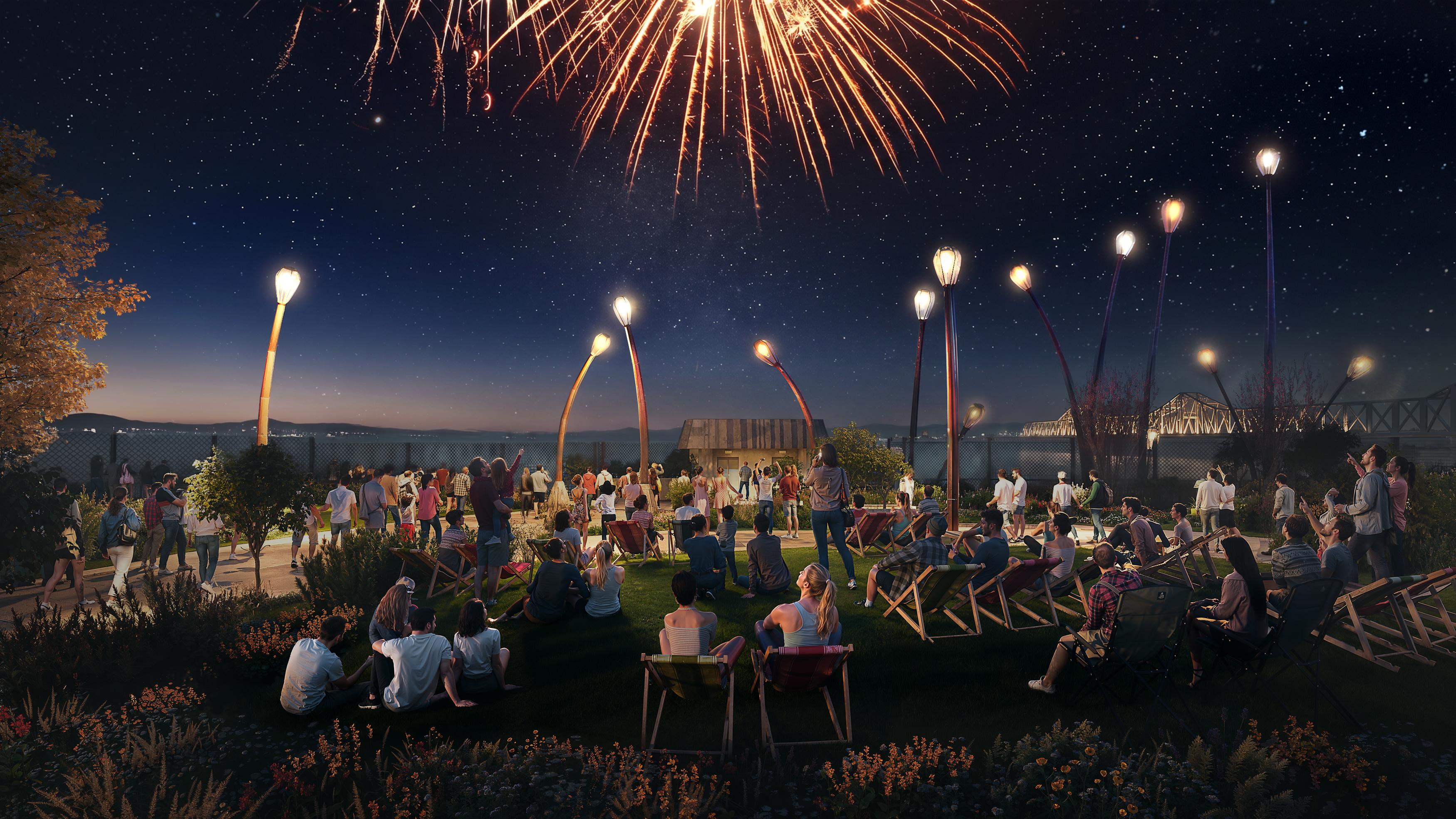 The Belvedere: Fireworks