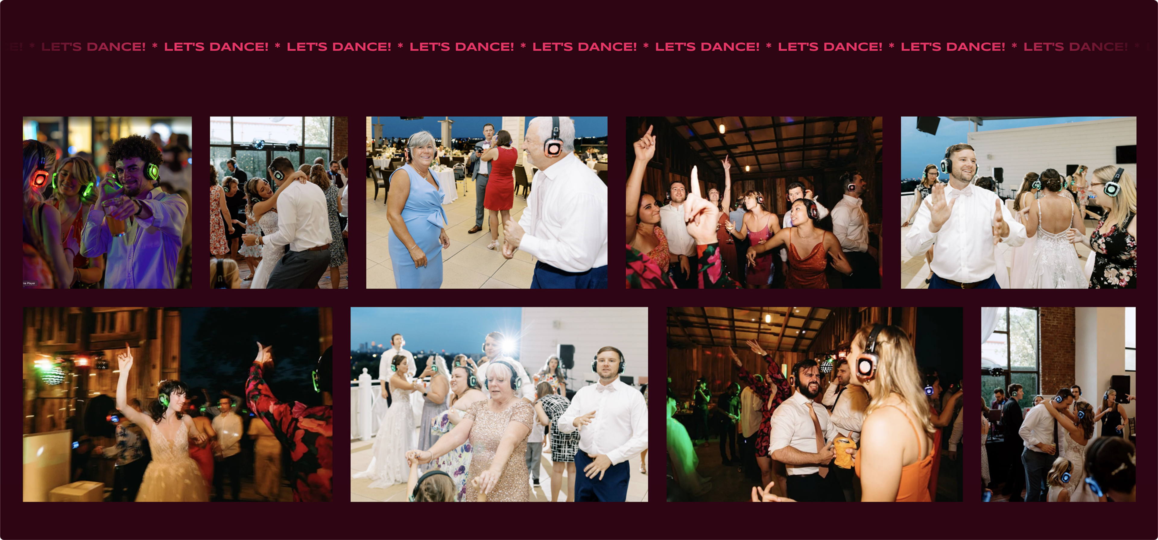 Images from louisville silent disco events