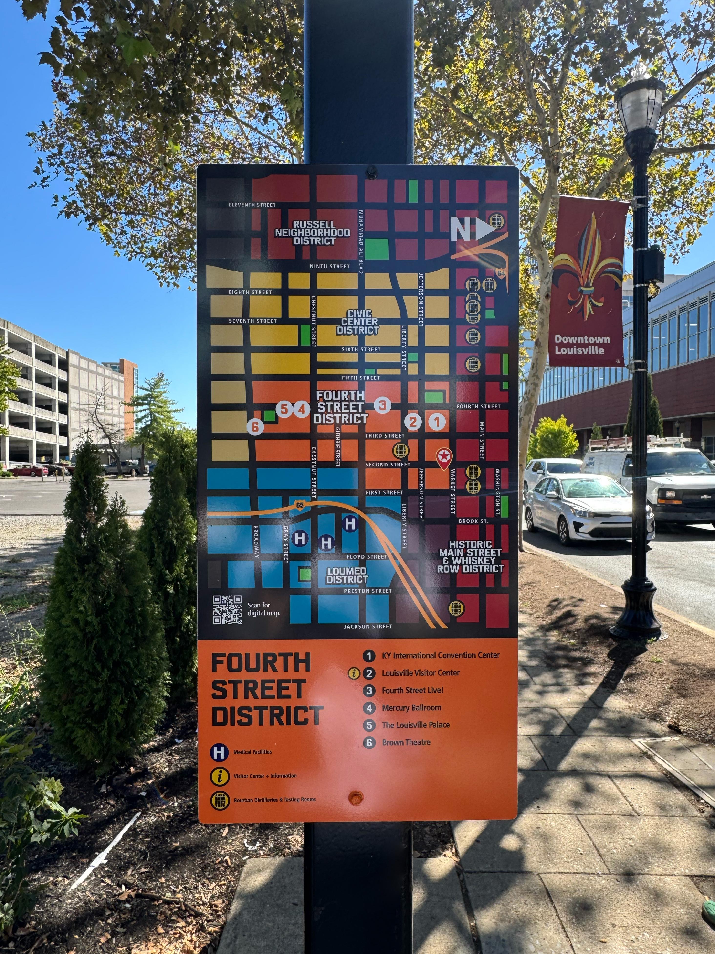 Fourth Street District Map