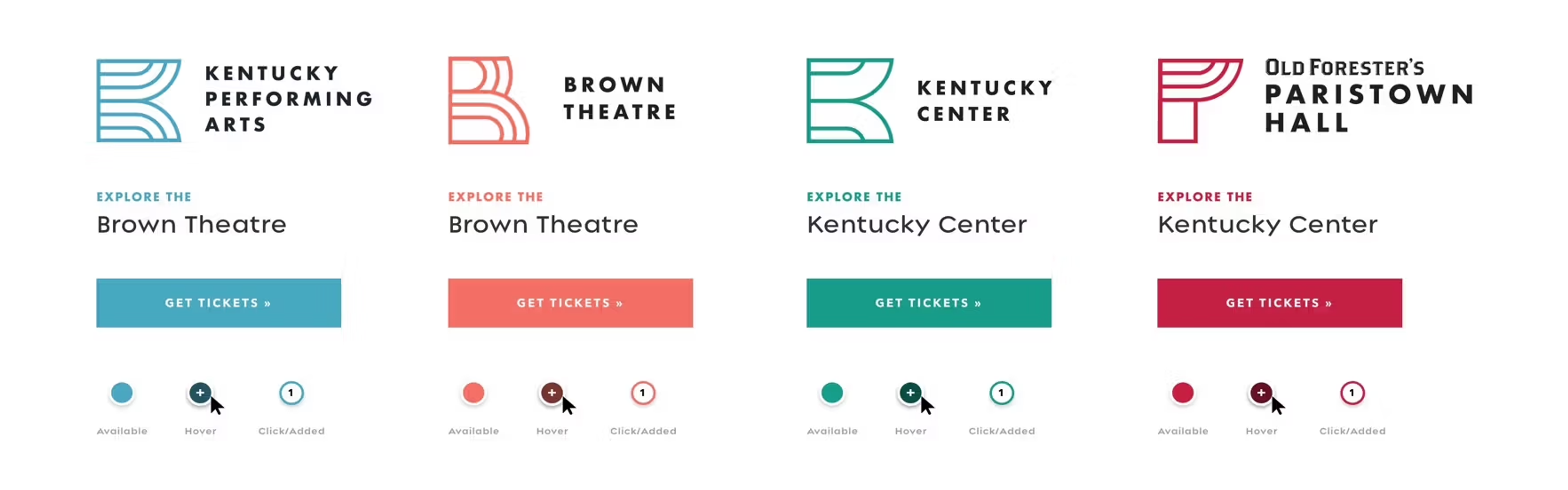 Example of website UI