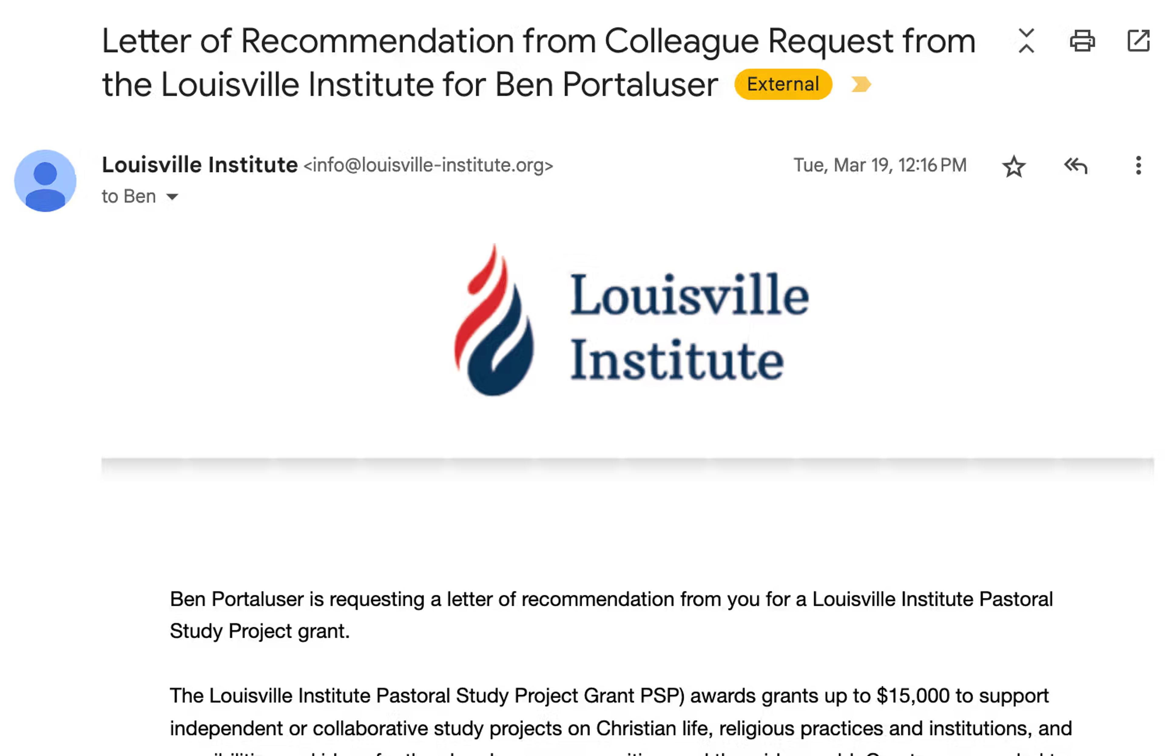 Final email letter of Recommendation 