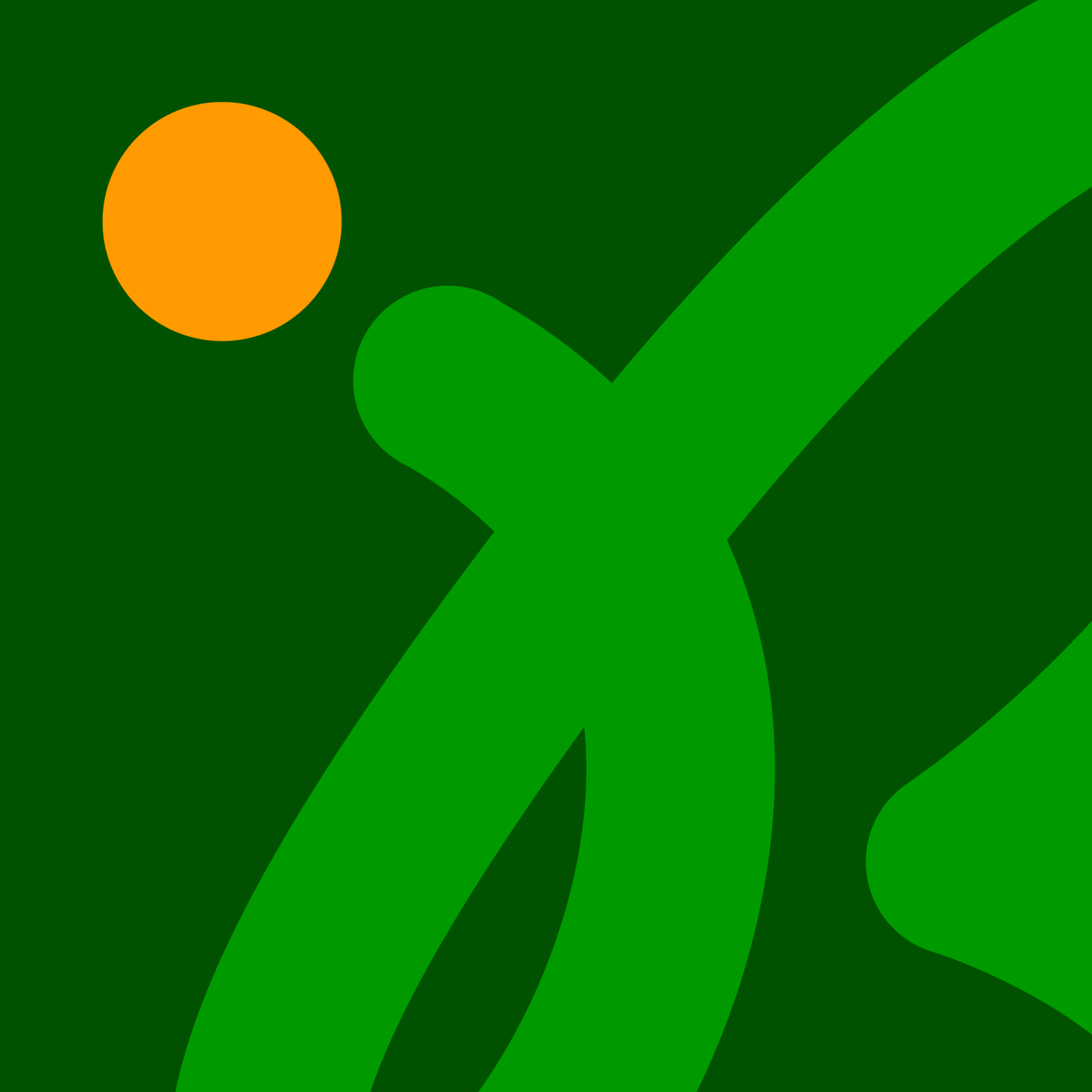 Belvedere Logo Super Crop: Green and Yellow