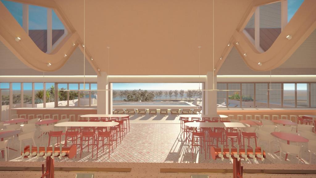 Sunset on 7 bar and bistro