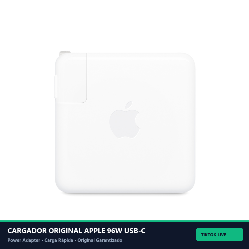 Cargador Rápido 96W USB-C Power Adapter (Nuevo) - Vista Frontal