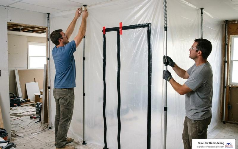 How to Minimize Dust During Renovation Fast by Using Simple Barriers