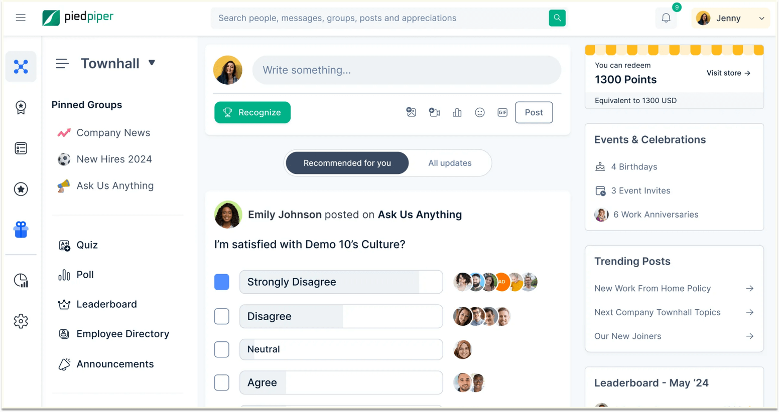 O.C. Tanner (Culture Cloud) Competitors: Empuls