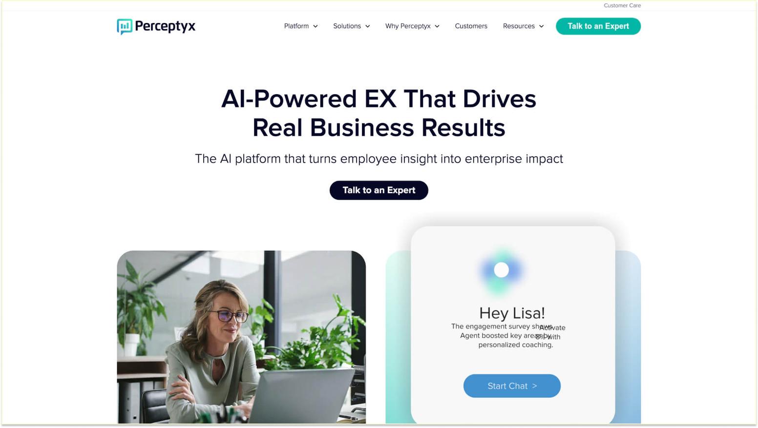 Enterprise pulse survey apps with robust integrations: Perceptyx