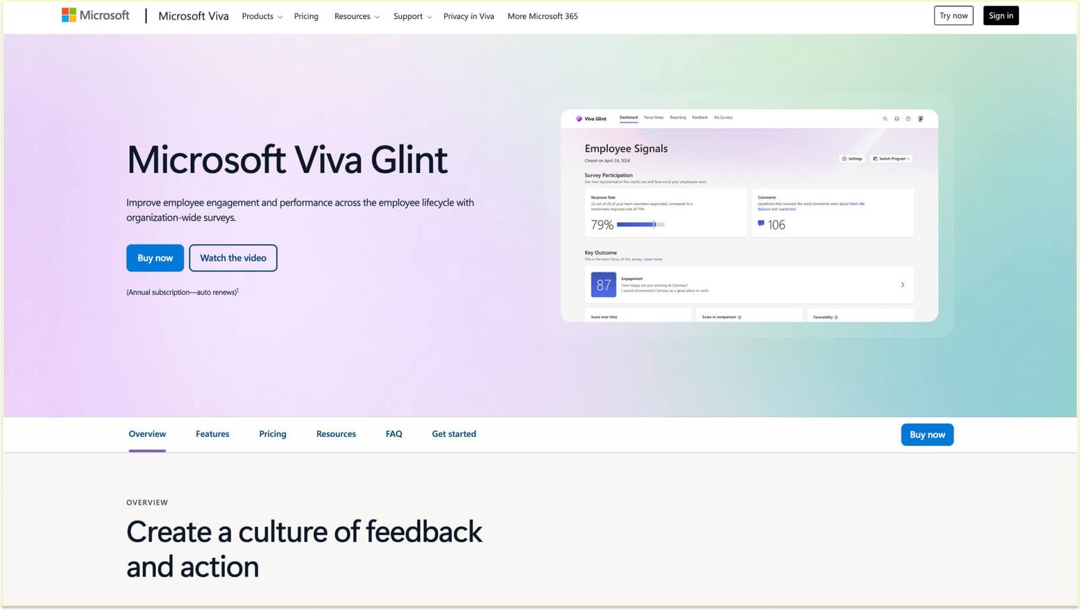 Top employee net promoter score platforms and tools: Glint