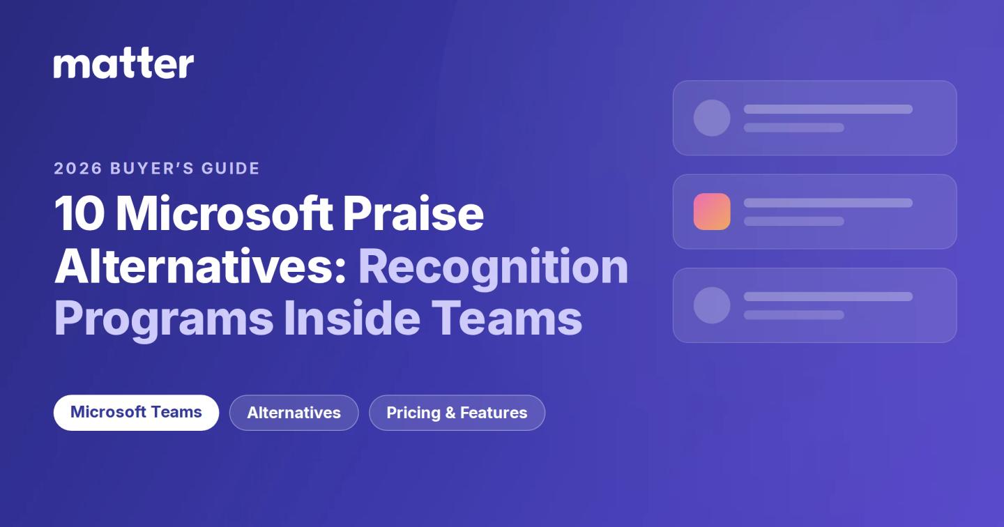 10 Microsoft Praise alternatives: recognition programs that run inside Microsoft Teams, 2026 guide