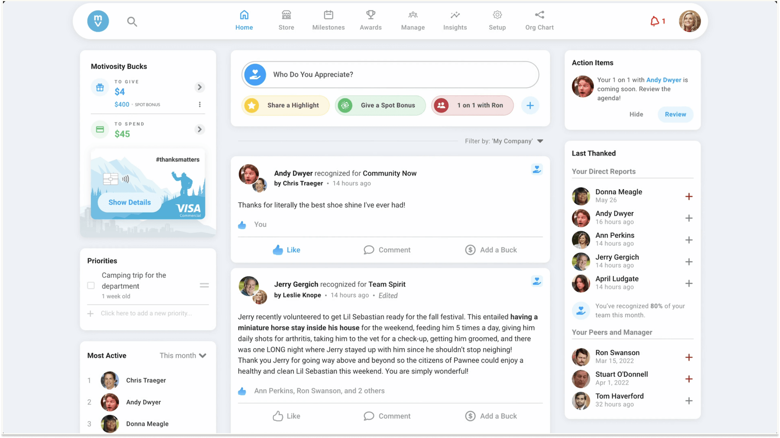 Best Peer-to-Peer Recognition Software: Motivosity