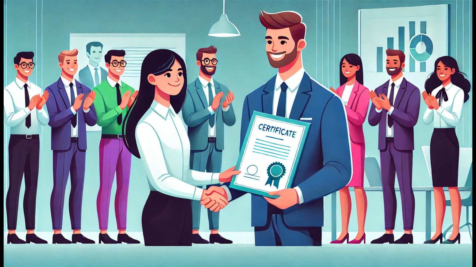 Employee Recognition Certificates and Plaques for Coworkers