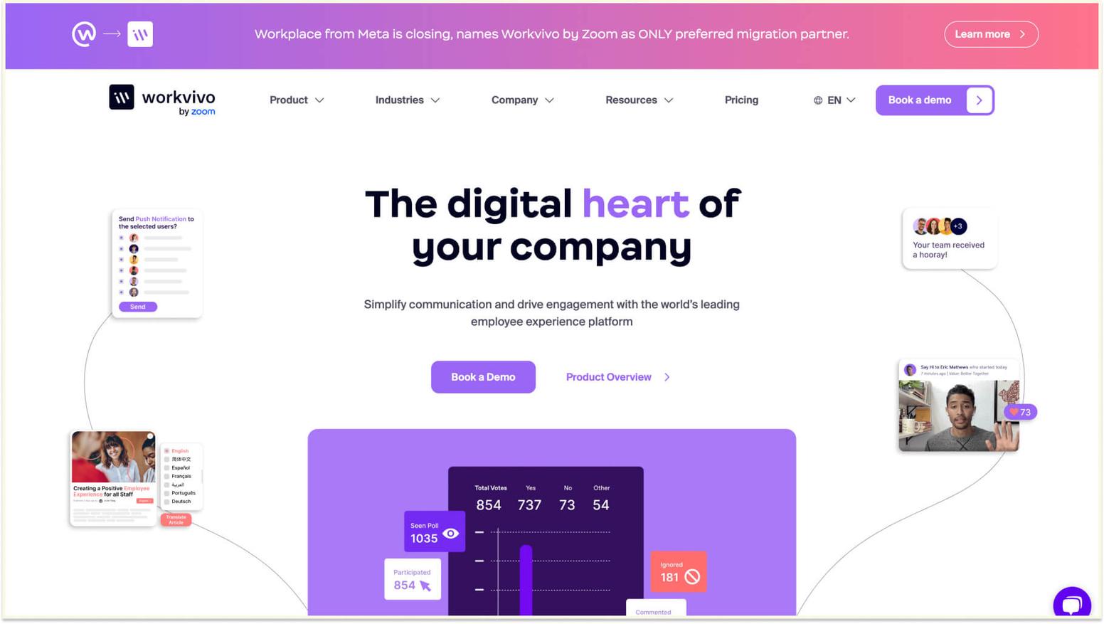 Platform Recommendations for Medium-Sized Businesses: Workvivo