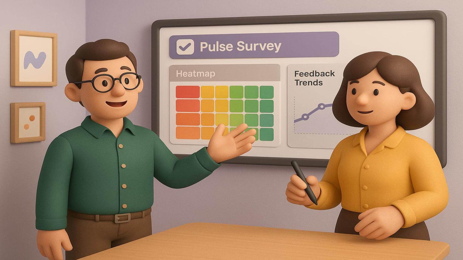 Benefits of using a pulse survey app in workplace platforms