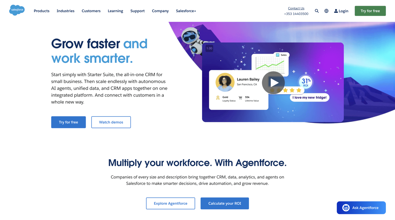 Companies with the Best Employee Recognition Program: Salesforce