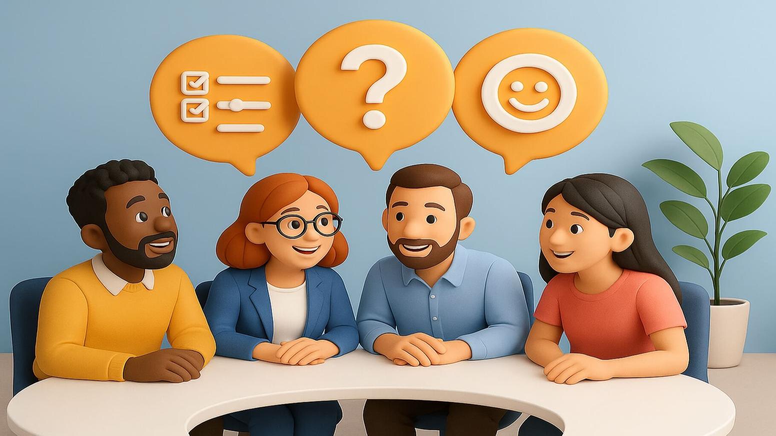 Employee pulse check survey questions for continuous feedback