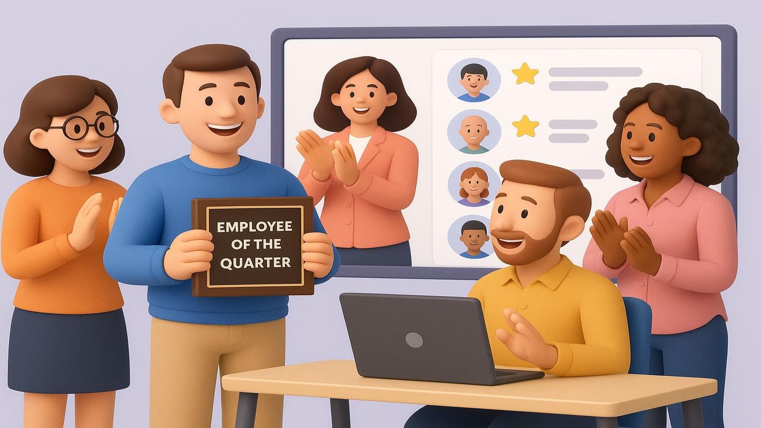 How Matter can help with employee of the quarter nominations