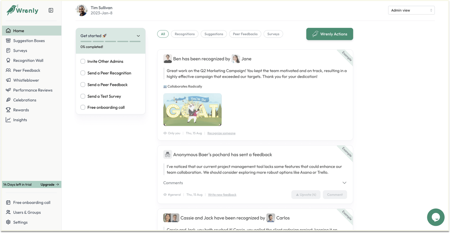 ThriveSparrow Competitors: Wrenly.ai