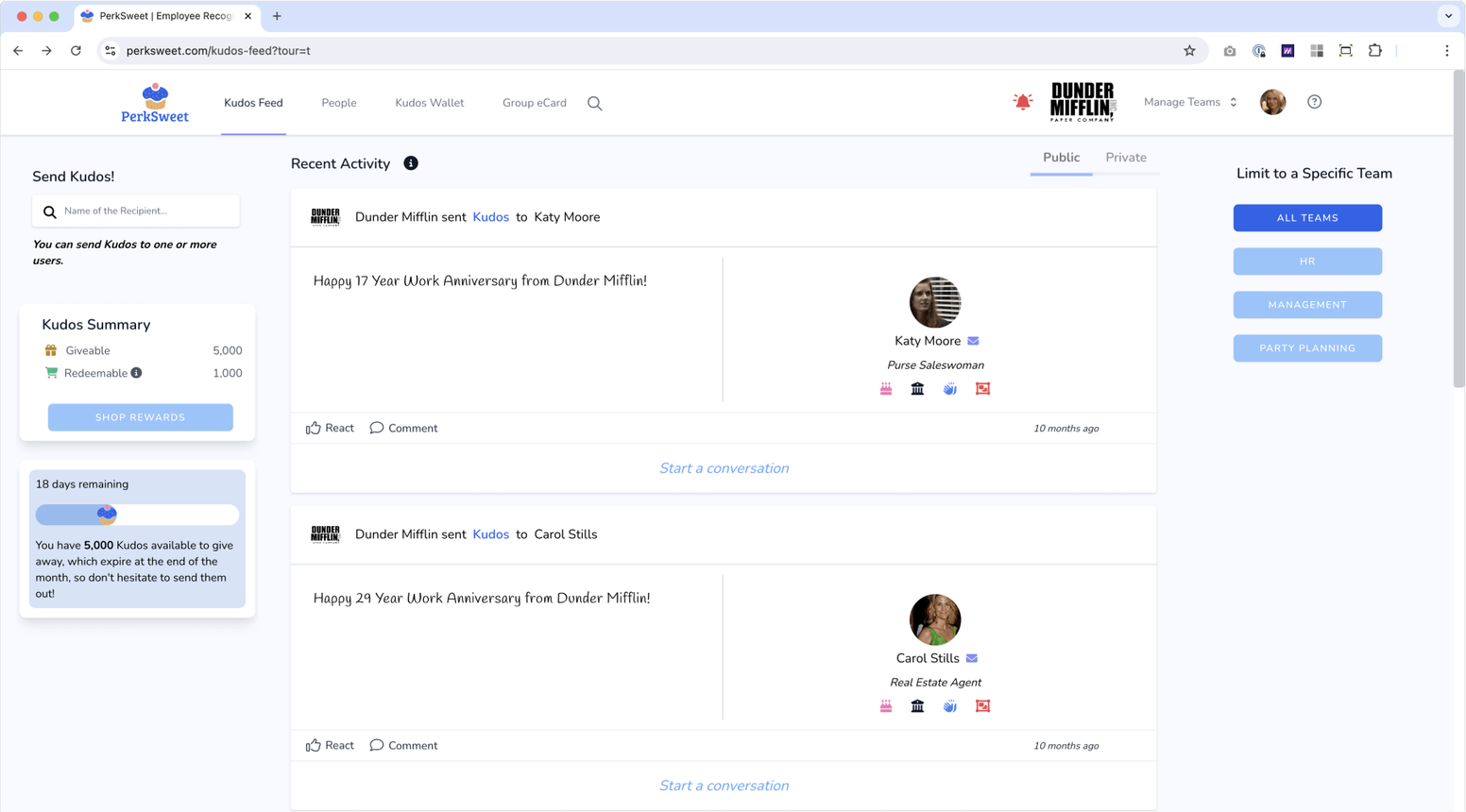 Motivosity Competitors: Perksweet