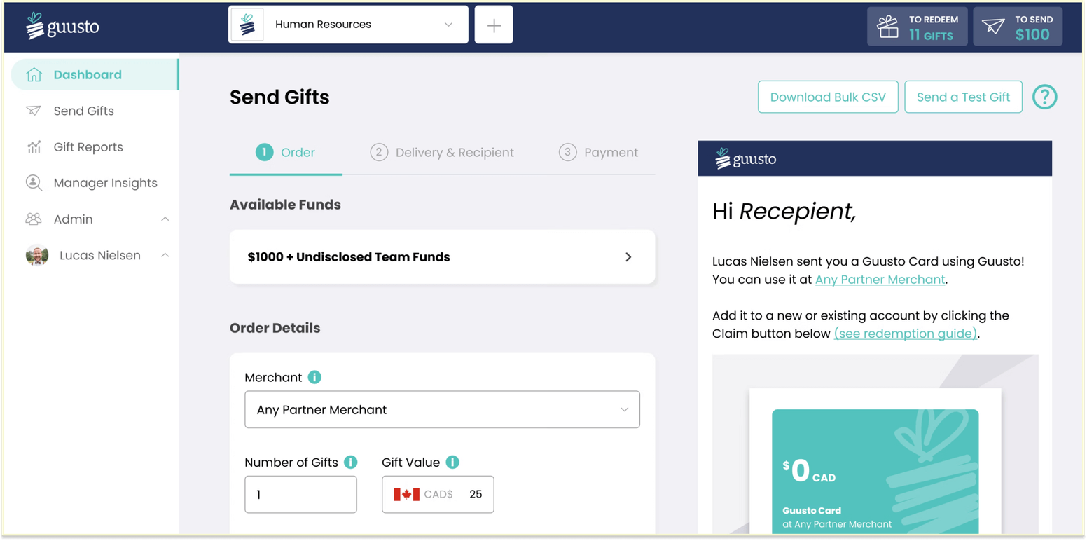 Workhuman vs. Guusto: the Guusto platform