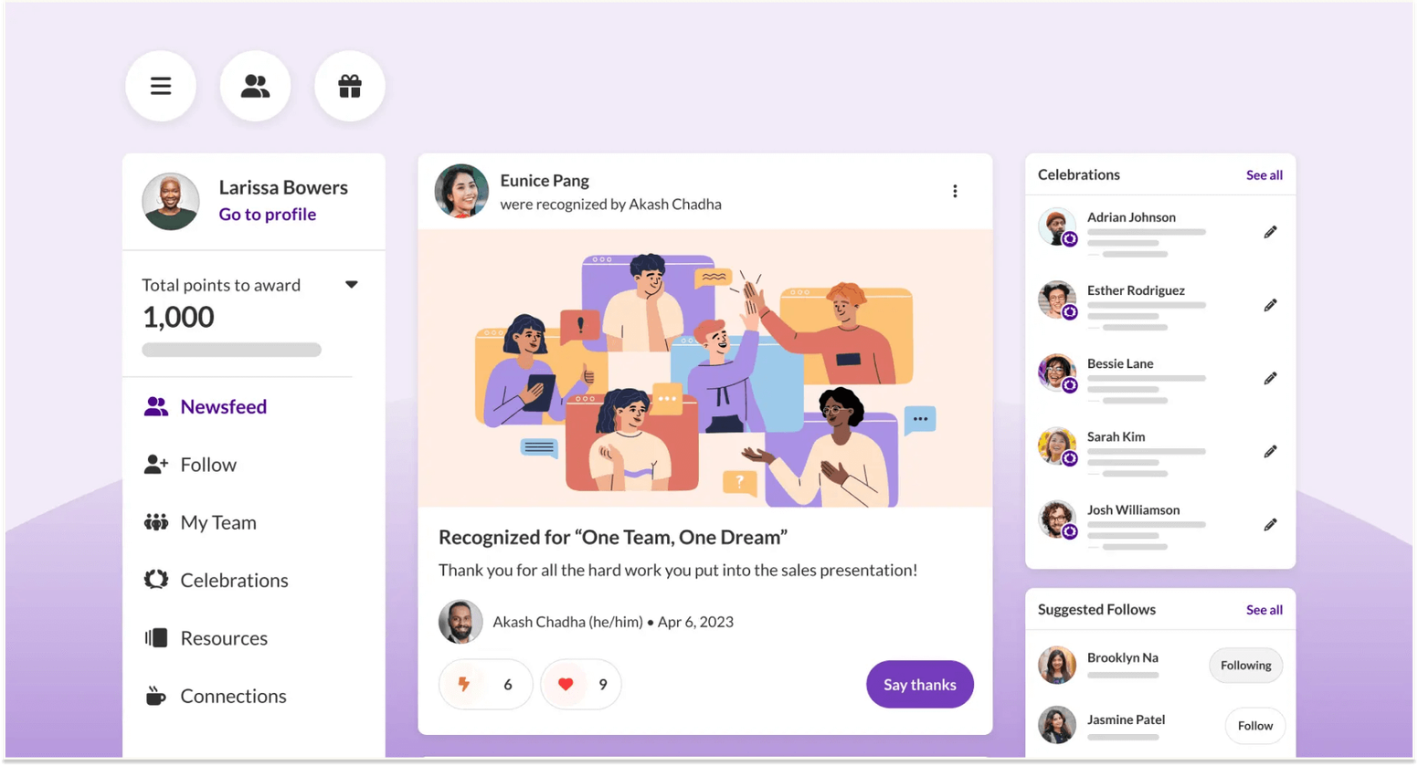 Peer-to-Peer Recognition Platforms for every Team Size: Achievers