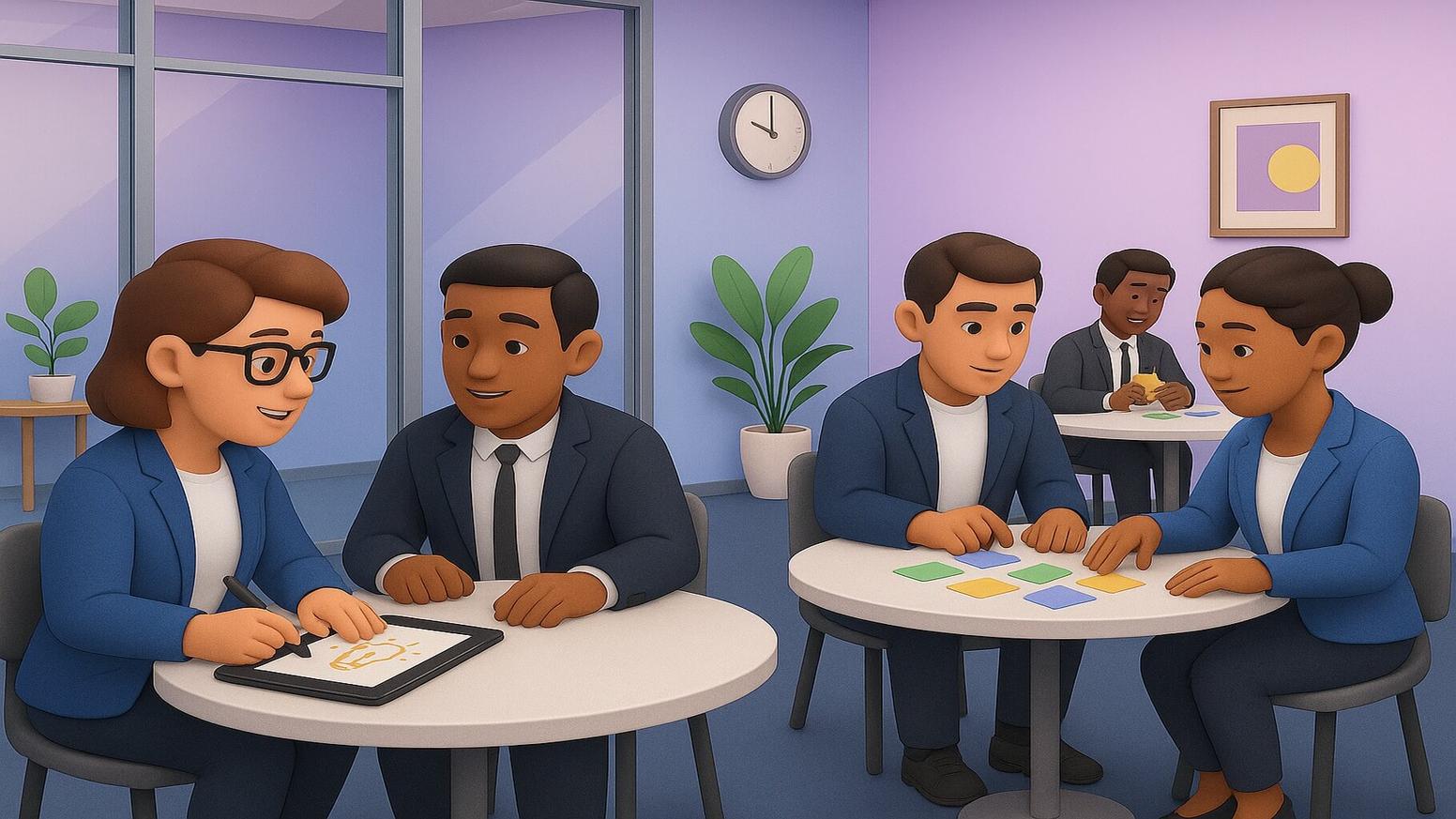 Group team-building challenges for in-person teams
