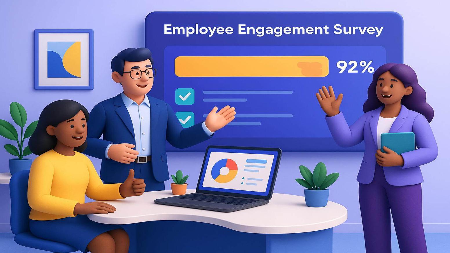 What is an employee engagement survey?