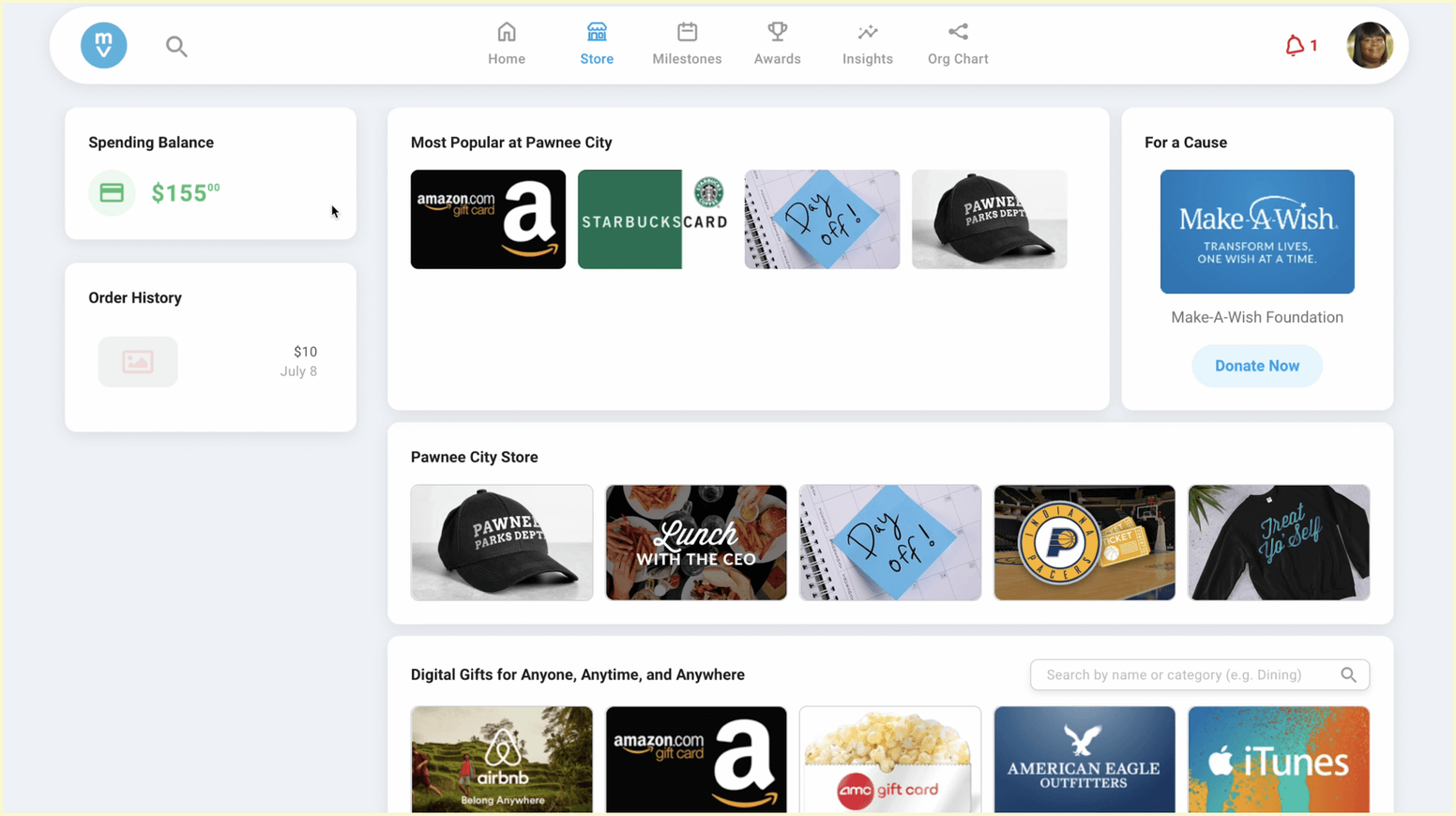 Motivosity vs. WorkTango: Motivosity rewards