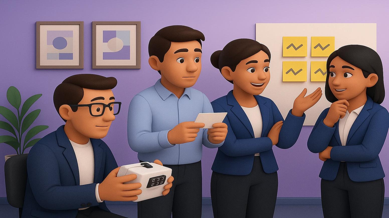 Team-building challenges for work productivity
