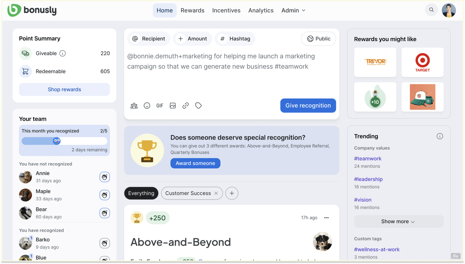 Comparing Top Platforms for Team Rewards Solutions: Bonusly
